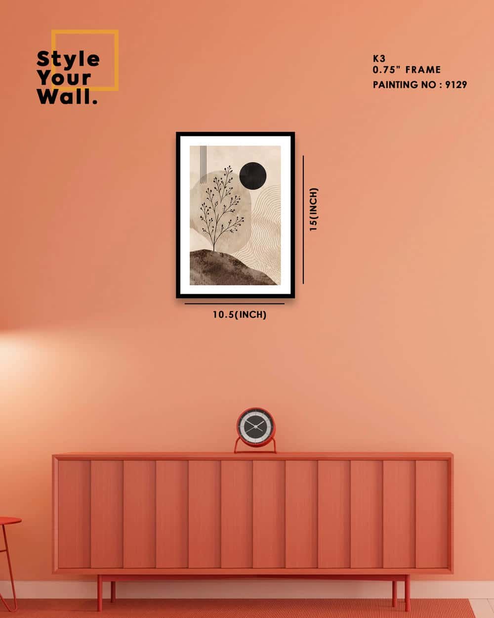 9129.jpg Wall Frame K3 PN 9129 - Image 1